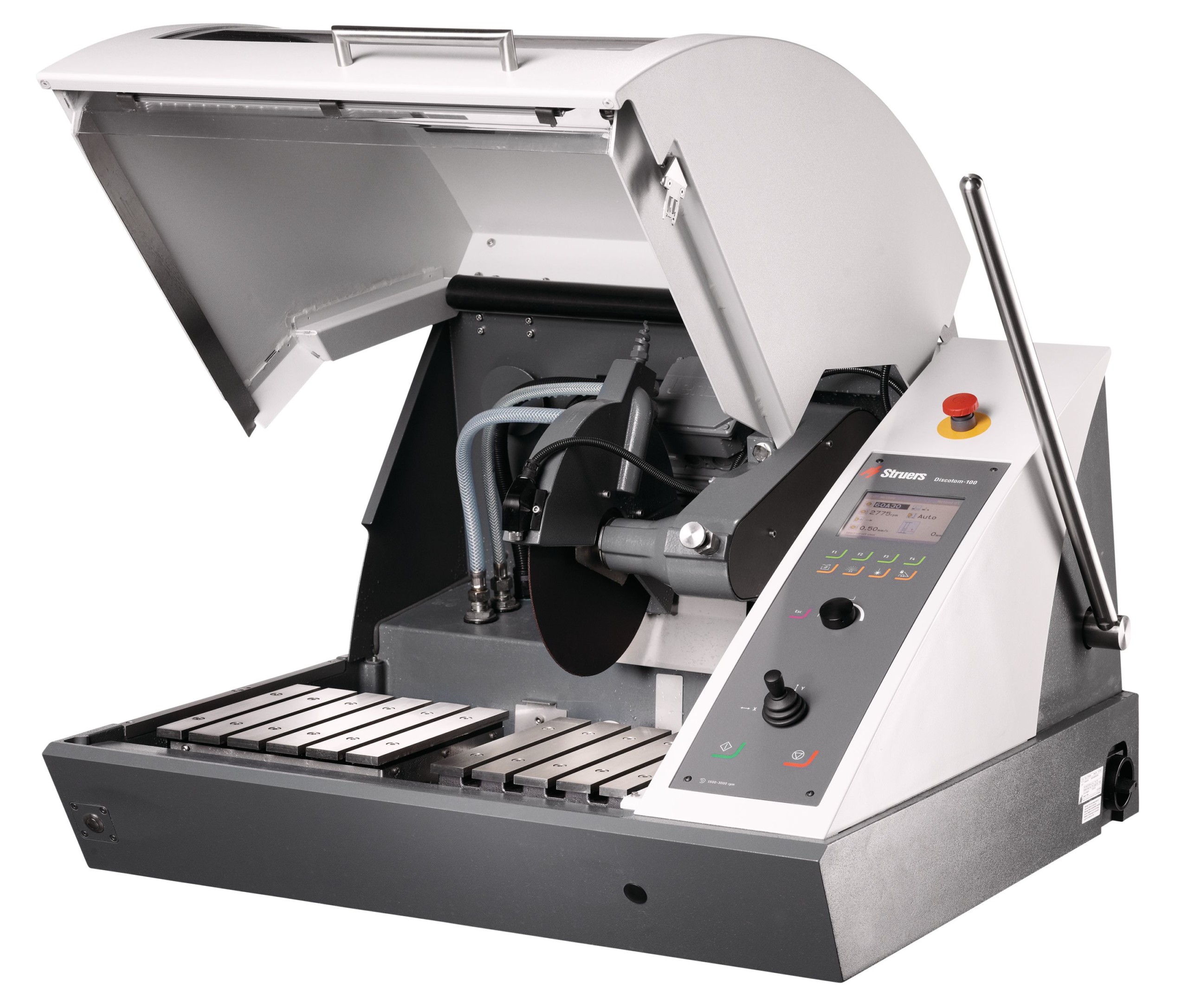 Машина за ръчно и автоматично рязане на металографски образци Discotom -100 -10